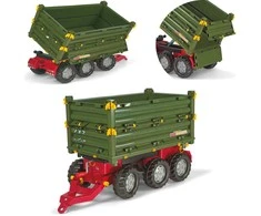 Rolly Toys rollyTrailer didelė trijų ašių priekaba „Multi Trailer“