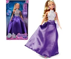 „Simba Doll Steffi Magic Night“ vakarinėje suknelėje su kulnais
