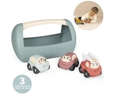 SMOBY Žaislų rinkinys Little Skrzyneczka su automobiliukais