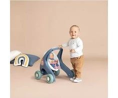 SMOBY Little Walker Pusher 3in1 vežimėlis vaikams + kūdikio lėlė