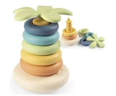 „Smoby Little Žalias“ didelė piramidė iš „Bioplastik Palma 6EL“ diskų.