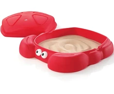 STEP2 Crab Closed Plastic Sandbox with Lid