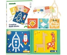 Tooky Toys Medinė magnetinė dėlionė vaikams TOOKY TOY