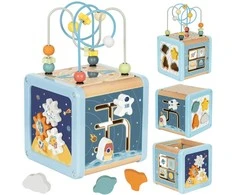 Tooky Toys Medinis veiklos kubas TOOKY TOY Cosmos