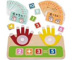 Tooky Toys Medinė matematikos mokymosi priemonė Tooky Toy