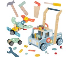 Tooky Toys Medinis TOOKY TOY stumdukas automobilis su STEM dirbtuve