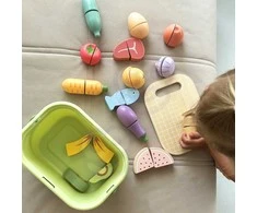 Tooky Toys TOOKY TOY medinis maisto daržovių ir vaisių rinkinys