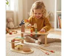 Tooky Toys TOOKY TOY edukacinis muzikinis stalas – Tukanas