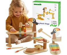 Tooky Toys TOOKY TOY edukacinis muzikinis stalas – Tukanas