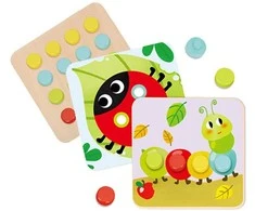 Tooky Toys Medinė dėlionė su gyvūnais Tooky Toy 1547