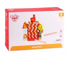 Tooky Toys TOOKY TOY Arcade Game Falling Hen Wooden Farm