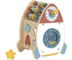 Tooky Toys TOOKY TOY Space Rocket Activity Sorter Wooden Maze