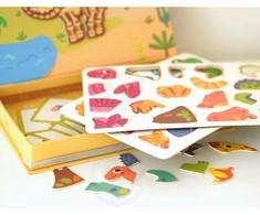 Tooky Toys TOOKY TOY magnetinė dėlionė Dinozaurai