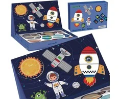 Tooky Toys TOOKY TOY Magnetinė Dėlionė Kosmosas 72 Dalių