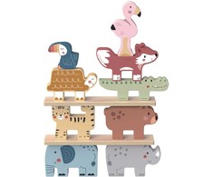 Tooky Toys Medinės Montessori kaladėlės Gyvūnėliai TOOKY TOY