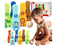 Tooky Toys Medinis boulingo rinkinys TOOKY TOY