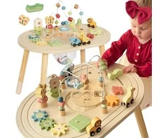 Edukacinis žaidimų stalas Tooky Toys ,,Miško kelionė", TJ789