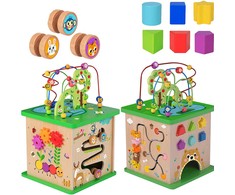Tooky Toys TOOKY TOY Educational Cube Sorter Maze Intertwining Animals
