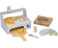 Tooky Toys Medinis TOOKY TOY picų kepimo rinkinys su krosnimi