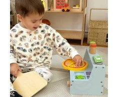 Tooky Toys Medinis TOOKY TOY picų kepimo rinkinys su krosnimi
