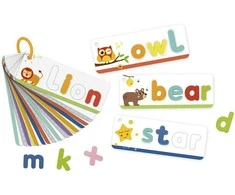 Dėlionė Tooky Toys Tooky Toy Alphabeto Galvosūkis Montessori - Gyvūnų Raidės 57 vnt.