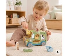 Tooky Toys TOOKY TOY Safari veiklos automobilis