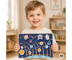 Tooky Toys TOOKY TOY Saulės sistemos mokomoji lenta