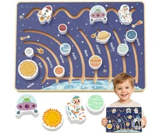 Tooky Toys TOOKY TOY Saulės sistemos mokomoji lenta