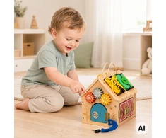 Tooky Toys TOOKY TOY Wooden Manipulation House