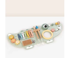 Tooky Toys TOOKY TOY medinė manipuliacinė lenta Krokodilas 3 vnt