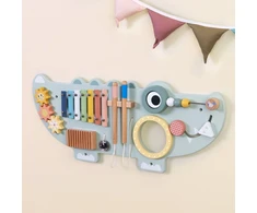Tooky Toys TOOKY TOY medinė manipuliacinė lenta Krokodilas 3 vnt