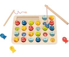 Tooky Toys Tooky Toy Wooden Game Fishing Learning Letters 29 pcs.