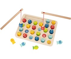 Tooky Toys Tooky Toy Wooden Game Fishing Learning Letters 29 pcs.