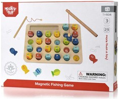 Tooky Toys Tooky Toy žaidimas „Žuvų gaudymas“ su abėcėlės raidėmis, 29 vnt.
