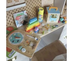 Tooky Toys Tooky Toy Edukacinė Dėžutė Montessori Žaidimas 6w1 3 metų ir vyresniems
