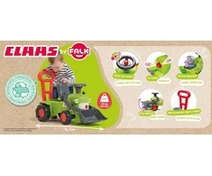 FALK Traktorius su Prikabomu Priekaba ir Kaušu