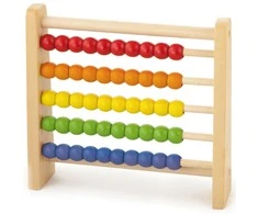 Mediniai spalvoti skaitliukai Viga Toys