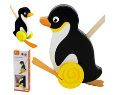 Viga Toys Wooden Penguin Pusher