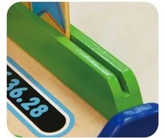Viga Toys VIGA Wooden Cash Register with Montessori Scanner Accessories