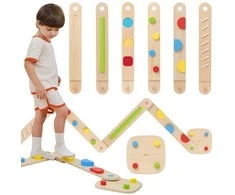 Viga Toys Medinis sensorinis balansavimo takelis VIGA