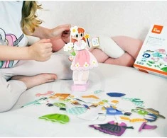 Viga Toys Viga Medinė Magnetinė Pasipuošimo Žaislas Su 44 Dalių