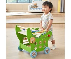 Viga Toys Viga medinis edinis Pusher Crocodilek 12in1
