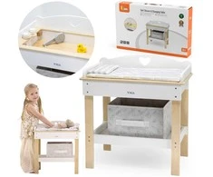 Viga Toys VIGA medinis vystymo stalas 2in1 su vonelės funkcija