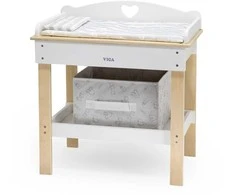 Viga Toys VIGA medinis vystymo stalas 2in1 su vonelės funkcija