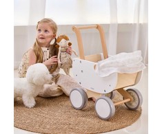 Viga Toys VIGA medinis lėlės vežimėlis su gondola