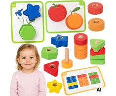 Viga Toys VIGA Educational Set Nuts and Bolts 30 pcs.