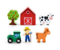 „Viga Farm 6“ medinės figūrėlės