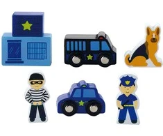 „Viga“ figūros rinkinys - policija - eilės aksesuarai