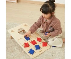 Viga Toys VIGA medinis kryžiukų-nuliukų žaidimas