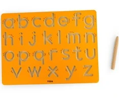 Viga Toys VIGA Grafomotorinė lenta Mažosios raidės Rašymo mokymui